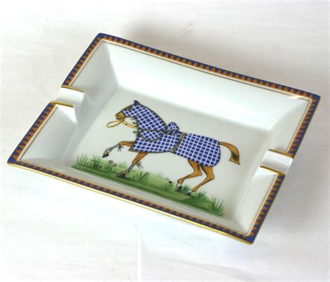 hermes horse ashtray|hermes ashtray used.